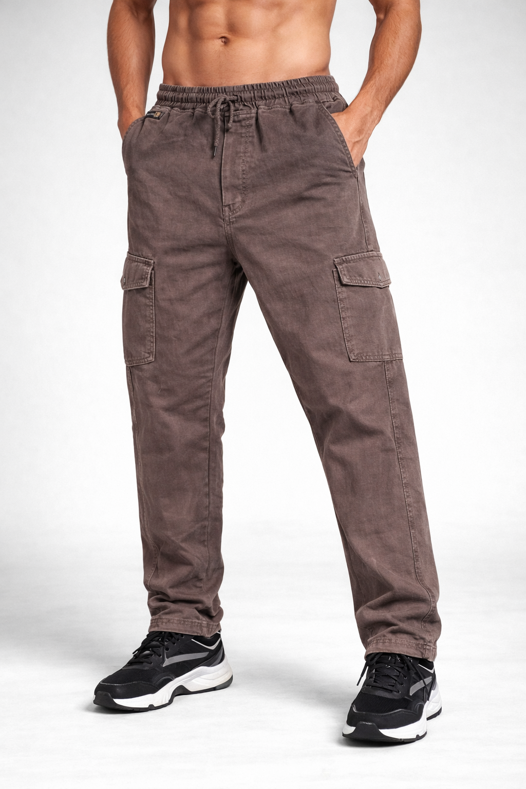 Jersey Villa Men's RFD Washed Gym Lower with Drawstring