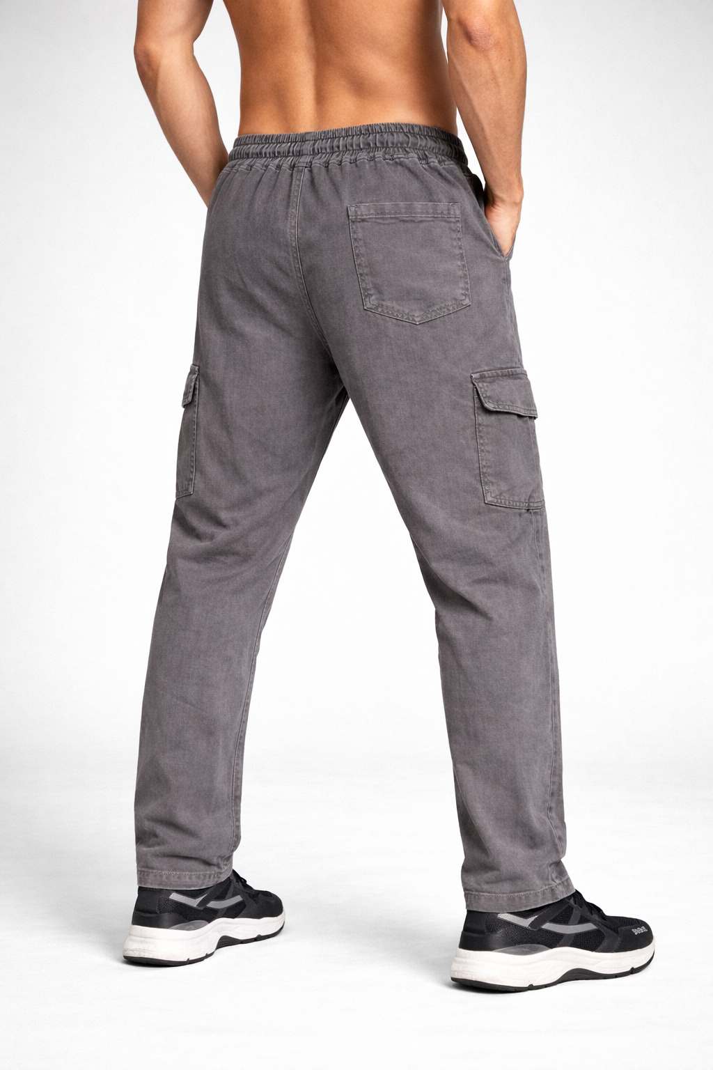 Jersey Villa Men's RFD Washed Gym Lower with Drawstring