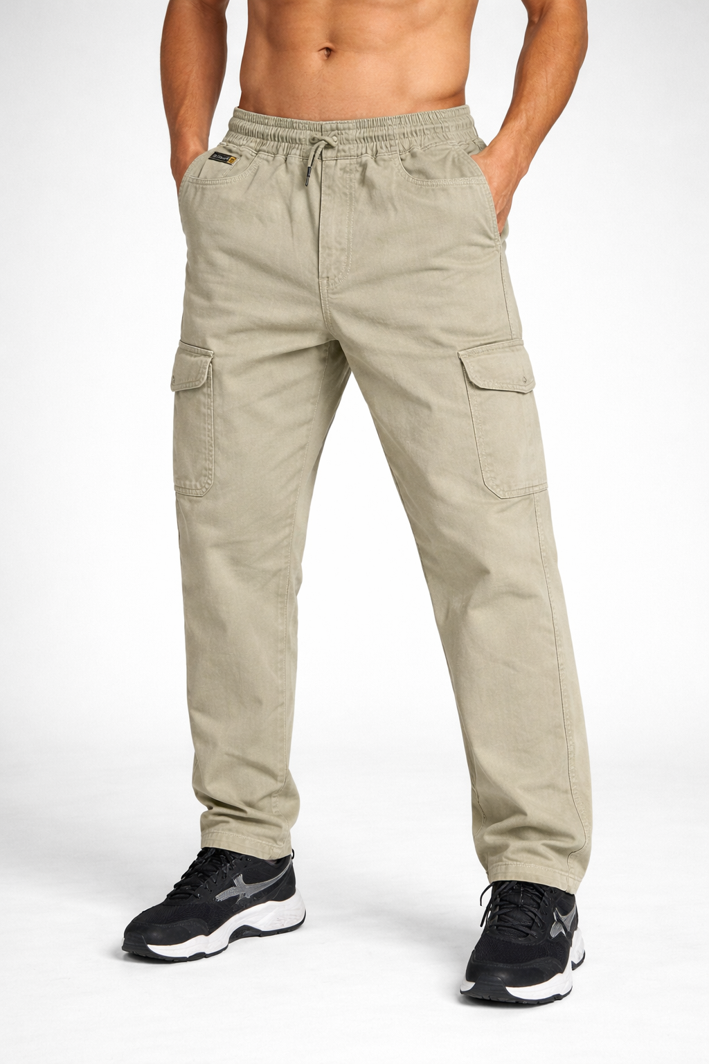 Jersey Villa Men's RFD Washed Gym Lower with Drawstring