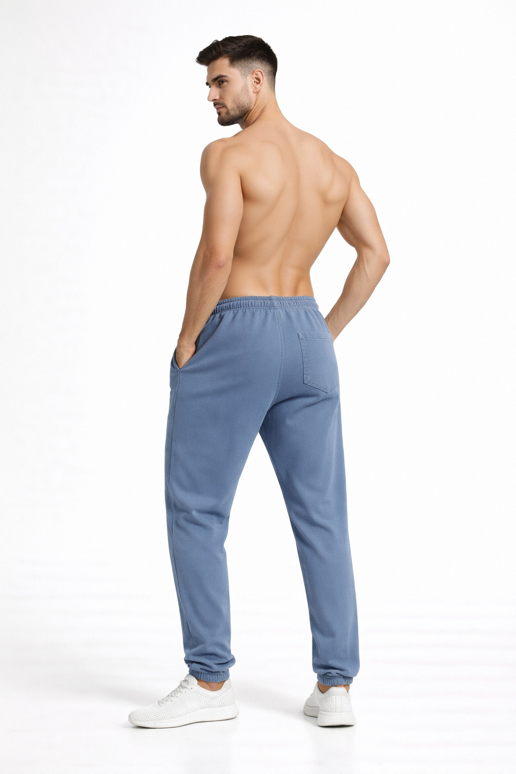 Men's Sports comfort Track pant. Denim Look