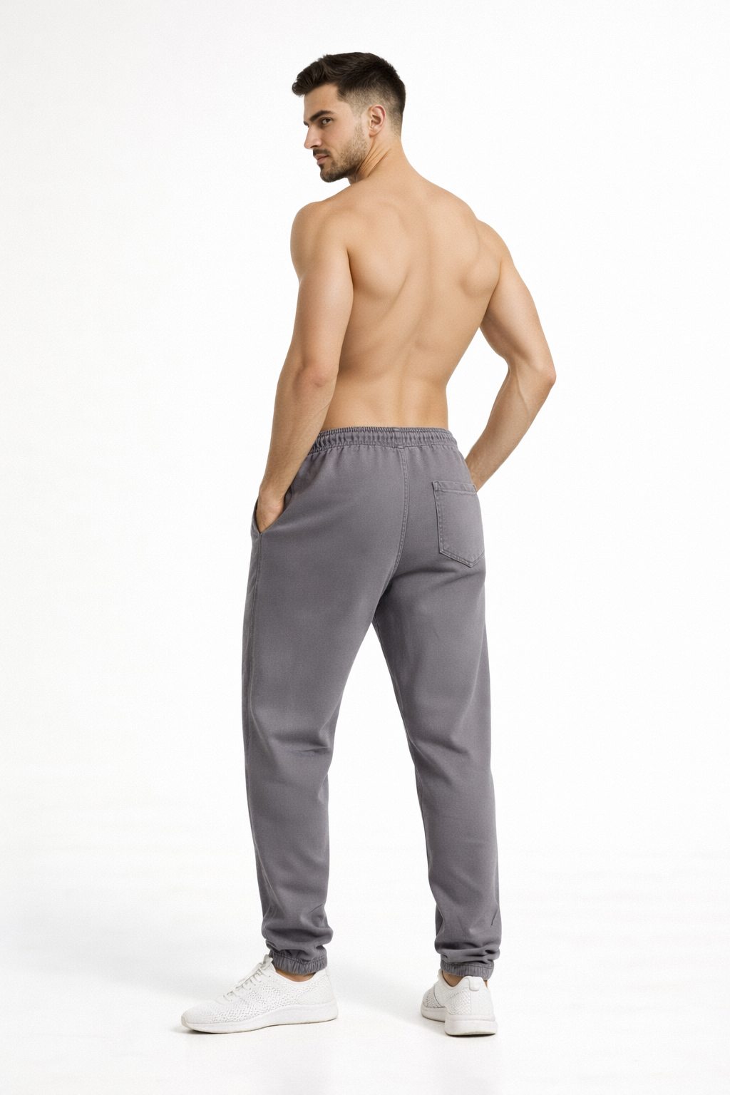 Men's Sports comfort Track pant. Denim Look