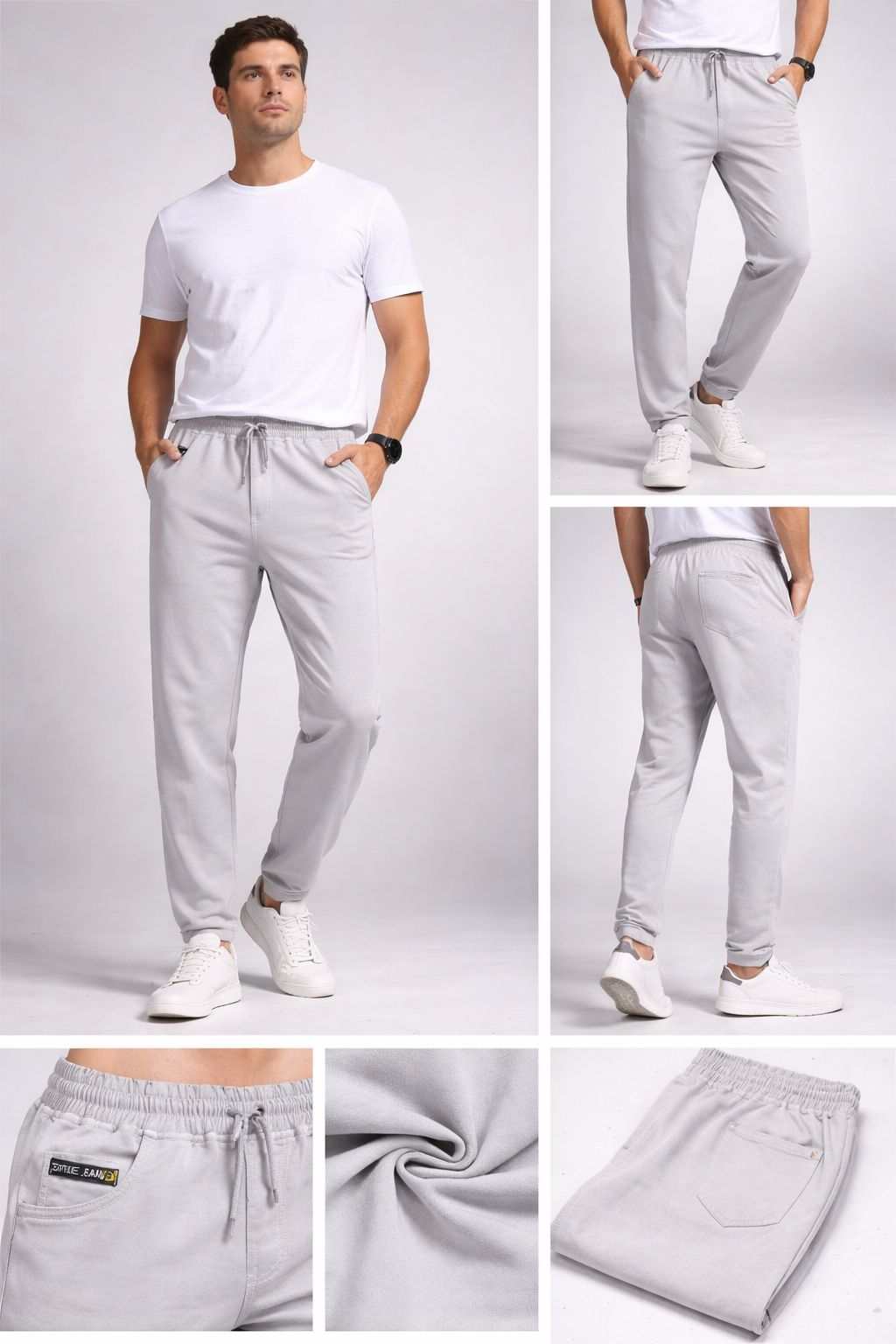 Men's Sports comfort Track pant. Denim Look